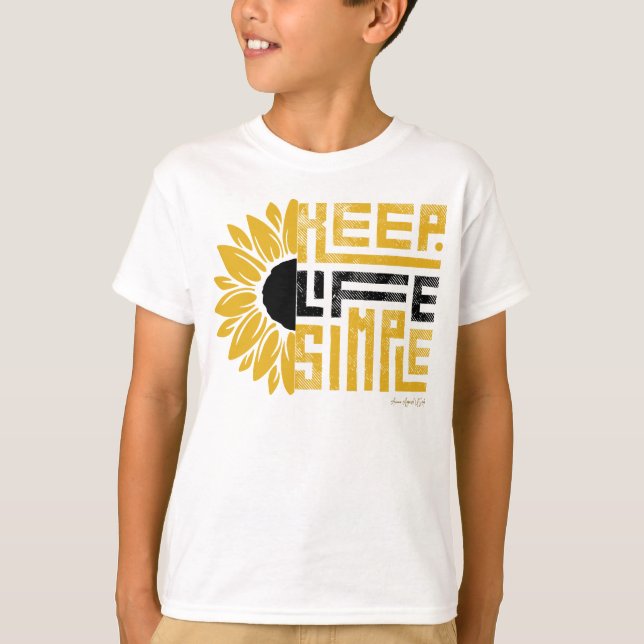 Ammo Apparel USA Gardez la vie simple T-shirt garç (Devant)