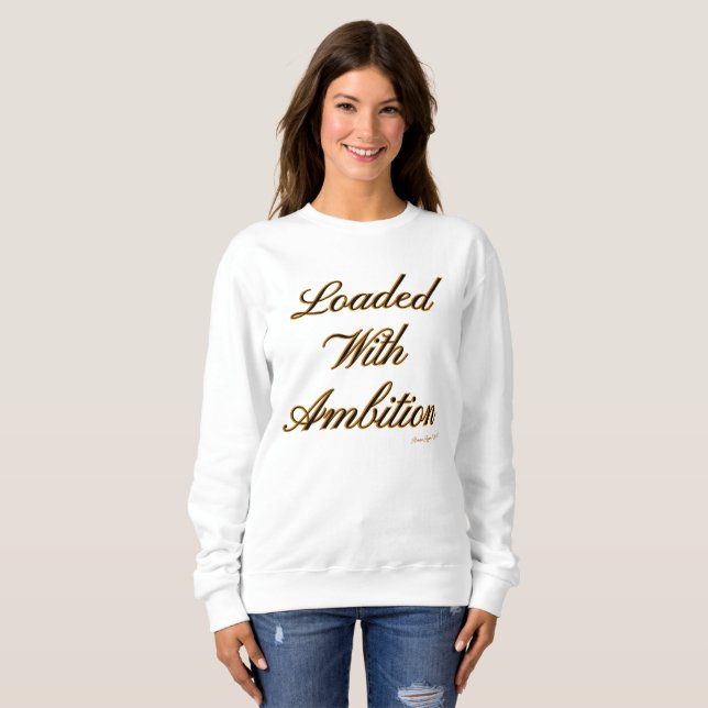 Ammo Apparel USA mit Ambition II Frauen beladen Sweatshirt (Vorne ganz)
