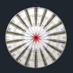 Ammo Wheel Dart Board Dartscheibe<br><div class="desc">Fun Dart Board für die Schützen in Ihrer Familie. Brillanter Vollfarbdruck. Platine im Regelformat (18" Durchmesser,  1" Dicke). Umfasst 6 Messingdarts (3 amerikanische Dart-Flüge und 3 britische Dart-Flüge). Fertig mit Aluminiumrahmen und Haken.</div>