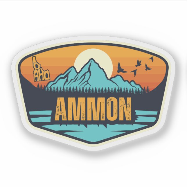 Ammon, Idaho Aufkleber (Vorderseite)