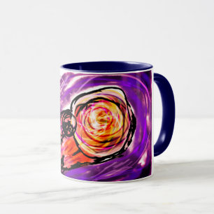 Ammonit-Edelstein Tasse