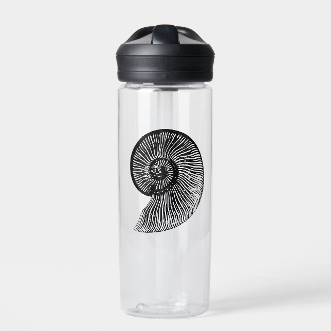 Ammonite Fossil Trinkflasche (Vorderseite)