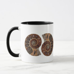 Ammonite Fossils Tasse