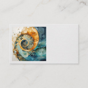 Ammonite Gem Fossiles Cartes de visite