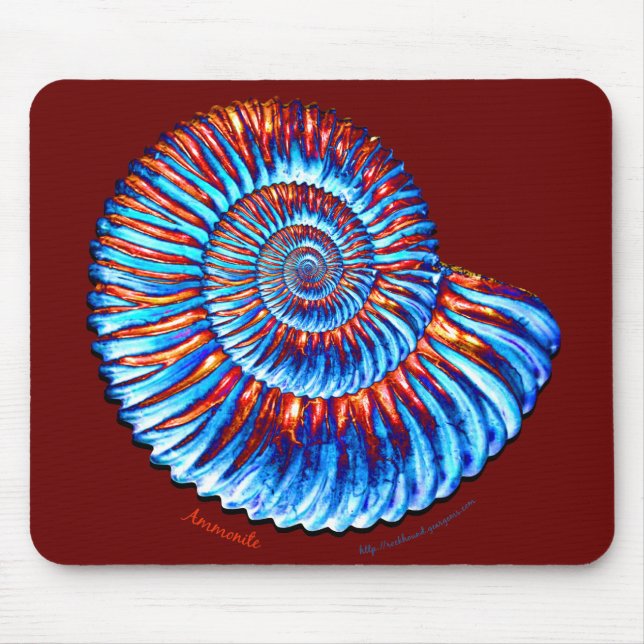 Ammonitfossil Mousepad (Vorne)