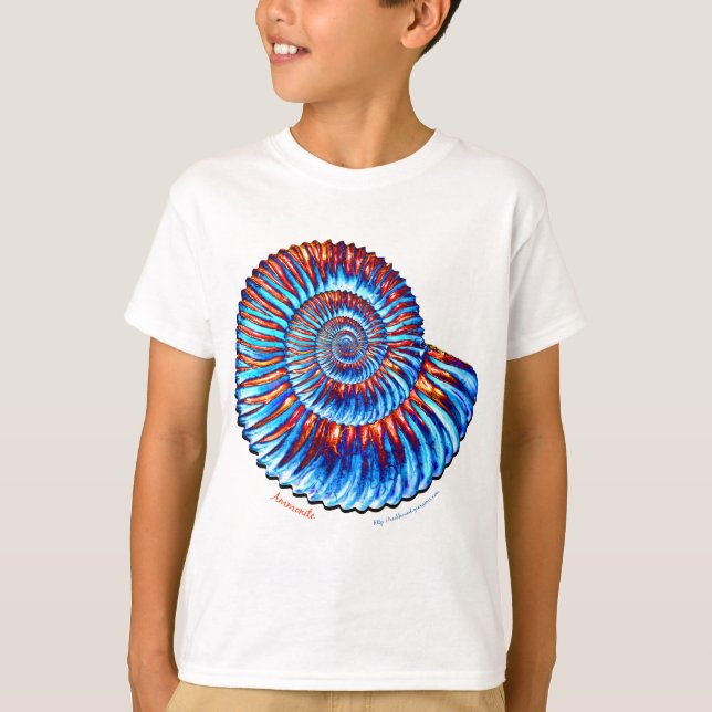 Ammonitfossil T-Shirt (Vorderseite)