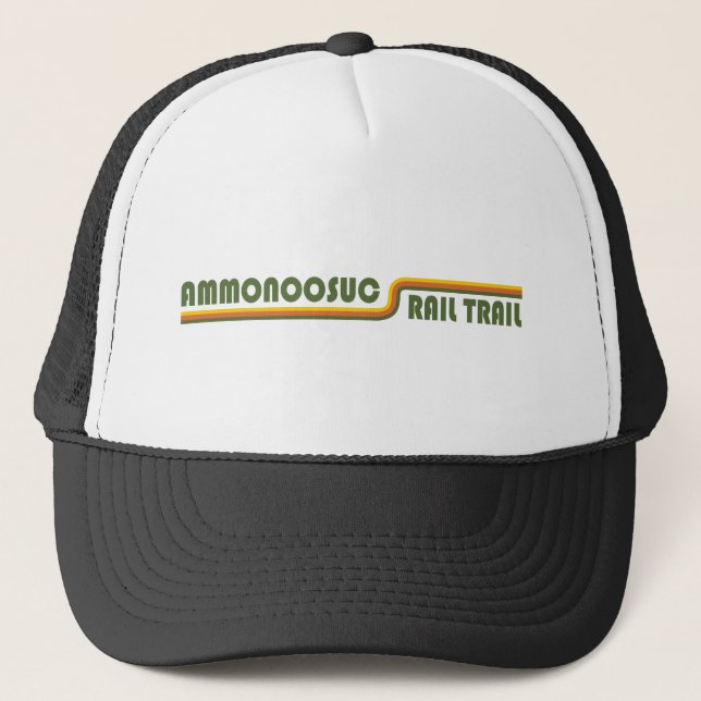 Ammonoosuc Rail Trail New Hampshire Truckerkappe (Vorderseite)