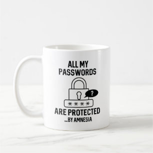 Amnesia Passwords Kaffeetasse