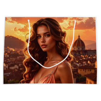 AMO FIRENZE - ICH LIEBE FLORENZ - ITALIEN GROßE GESCHENKTÜTE