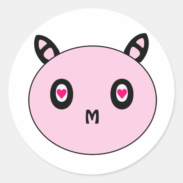 AMO-Sticker Runder Aufkleber (Vorderseite)