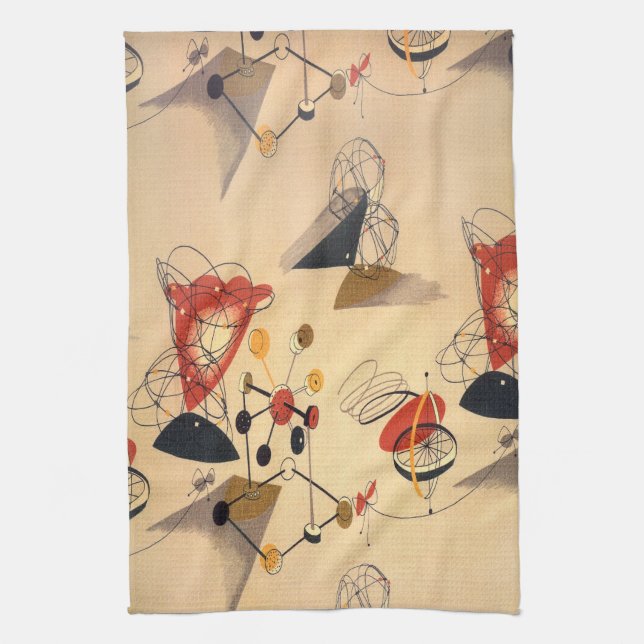 AMÖBE 4 MoJo Geschirrtuch SAND (Vertikal)