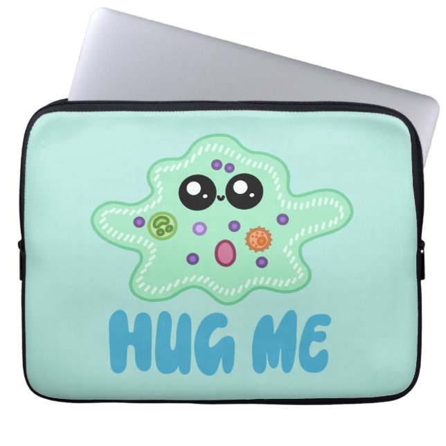 Amoeba Hug Laptopschutzhülle (Vorderseite)