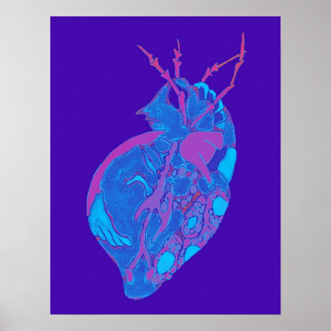 Amoeba Minx: Shockwave-Blues Poster (Vorne)