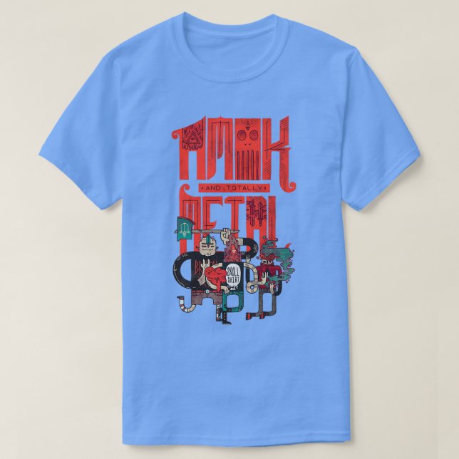 Amok und Metal T-Shirt (Design vorne)