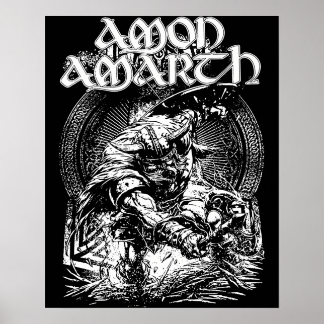 Amon Amarth Fan Art Tribute Design Poster (Vorne)