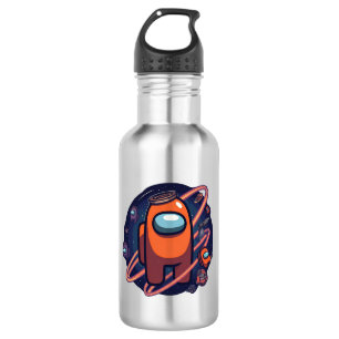 Amongus Fanart Spiel Crewmate Weltraum süß Edelstahlflasche