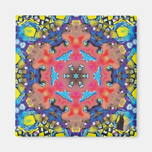 Amonium Kaleidoskop Magnet (Vorne)