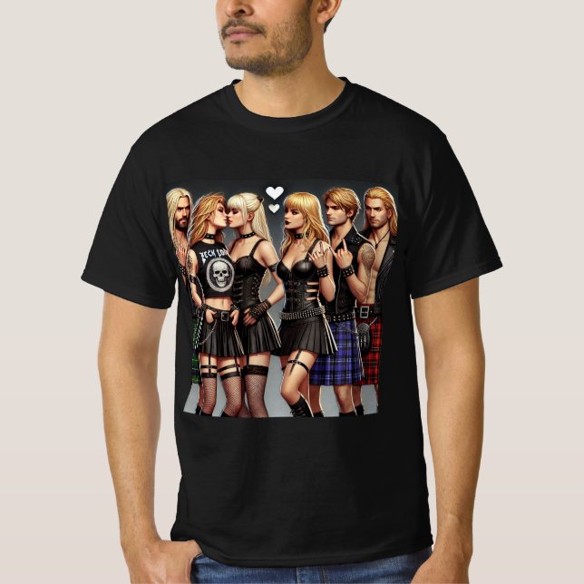 Amor a Todo Volumen: Metaleros Unidos T-Shirt (Vorderseite)