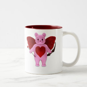 Amor-Bärn-Tasse Zweifarbige Tasse