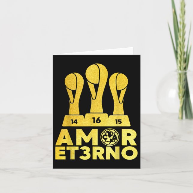 Amor Et3rno America Tricampeon Karte (Vorderseite)