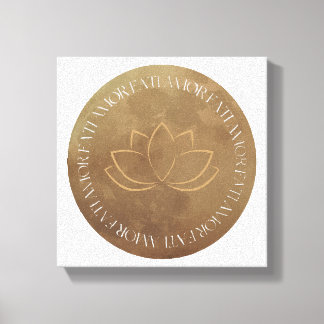 Amor Fati Lotus – Akzeptiere dein Schicksal Leinwanddruck
