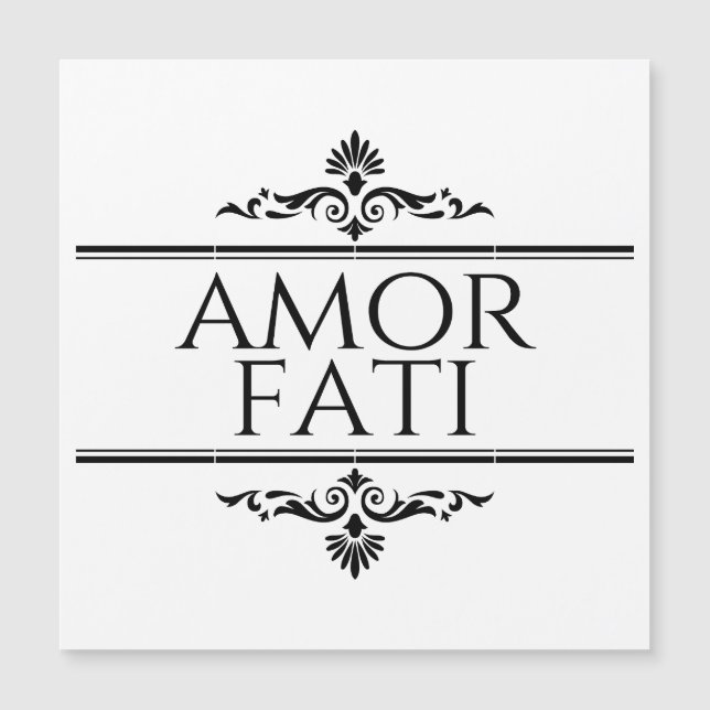 Amor Fati Magnetkarte (Vorderseite)