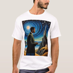 Amor Fati Reflection cosmique T-shirt Inspirationn