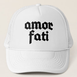 Amor Fati (schwarz) Truckerkappe