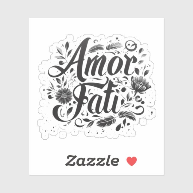 AMOR FATI Sticker (Blatt)