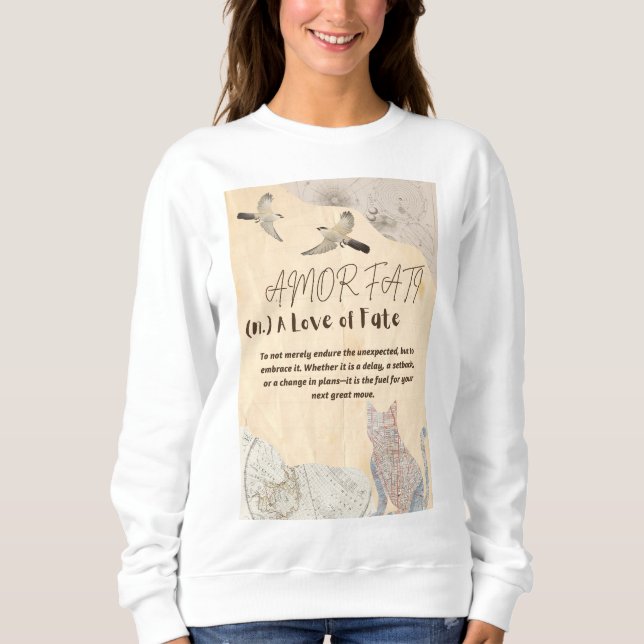 Amor Fati T-Shirt Sweatshirt (Vorderseite)
