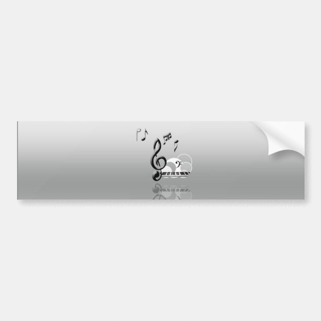 Amor Musica Autoaufkleber (Vorne)