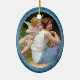 Amor und Psychen-Verzierung Keramik Ornament