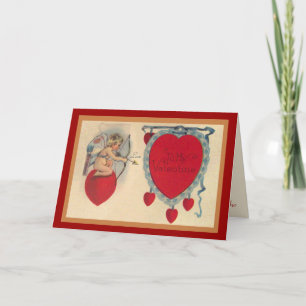 Amor-Valentinsgruß-Mitteilungs-Gruß-Karte Feiertagskarte