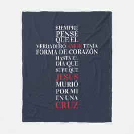 Amor verdadero fleecedecke