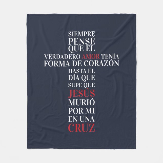 Amor verdadero fleecedecke (Vorderseite)
