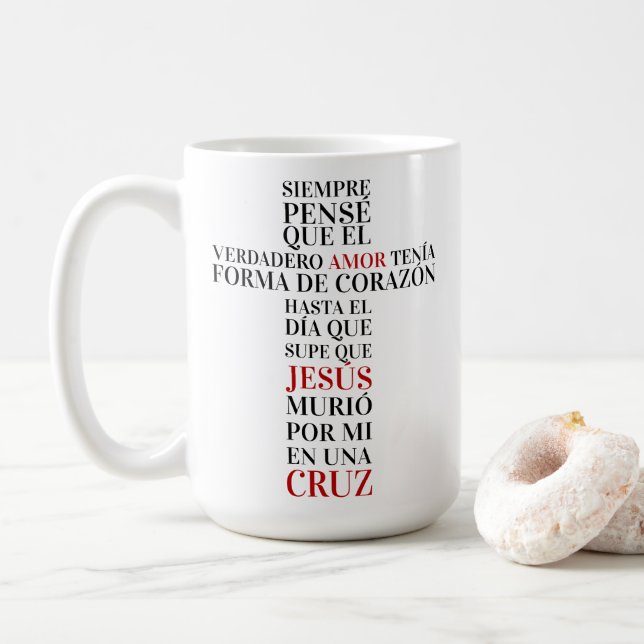 Amor verdadero kaffeetasse (Mit Donut)
