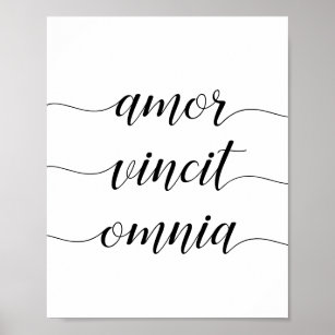 Amor vince omnia poster