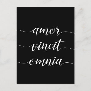 Amor vince omnia postkarte