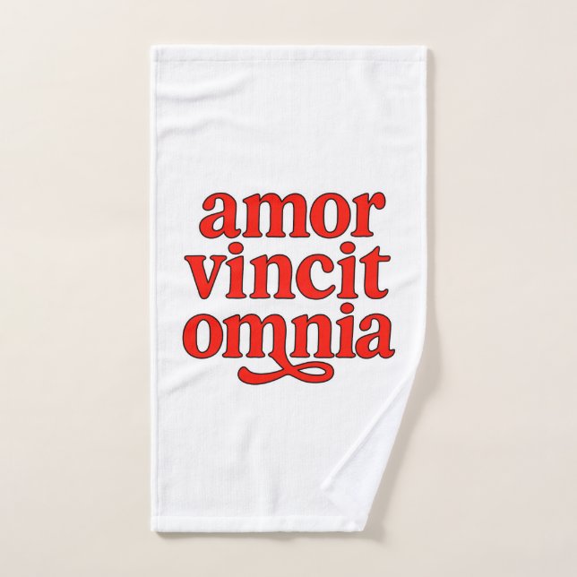 Amor vincit omnia handtuch (Handtuch)