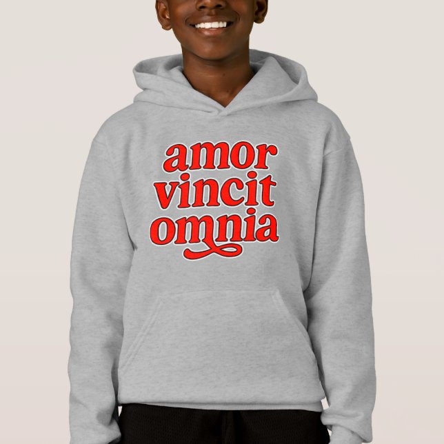 Amor vincit omnia hoodie (Vorderseite)