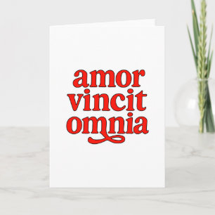 Amor vincit omnia karte