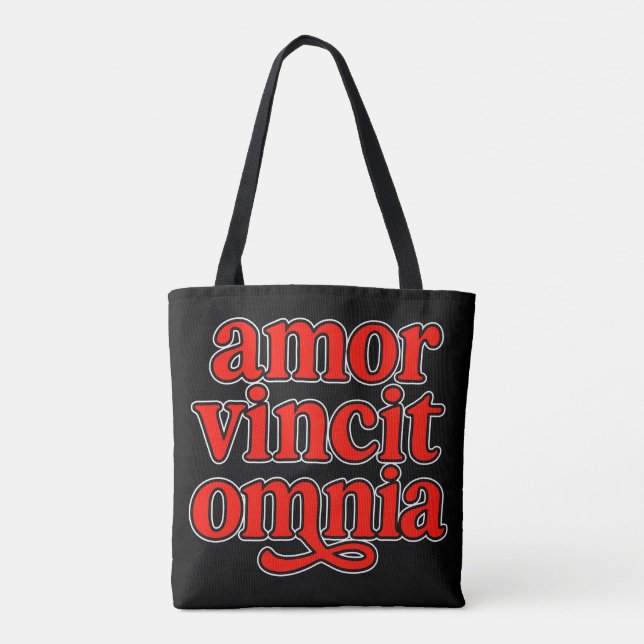 Amor vincit omnia tasche (Rückseite)