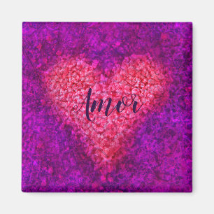 Amor y corazon iman magnet