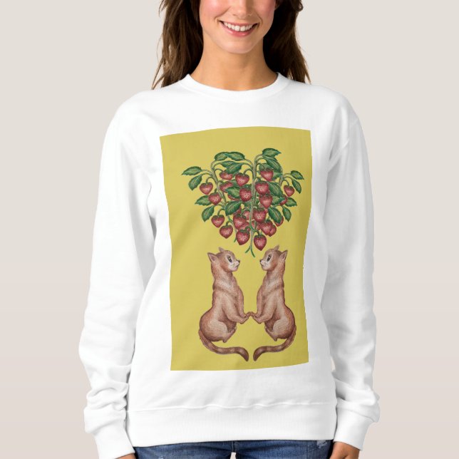Amor y frutillas sweatshirt (Vorderseite)