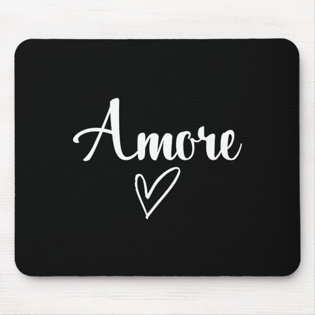 Amore - Italian Love Valentine's Day  Mousepad (Vorne)