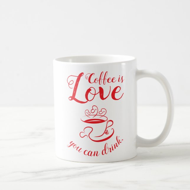 Amore Kaffee-Tasse Kaffeetasse (Rechts)