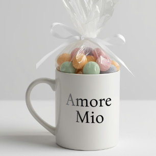 Amore Mio Chic Baby Shower Andenken Kaffeetasse