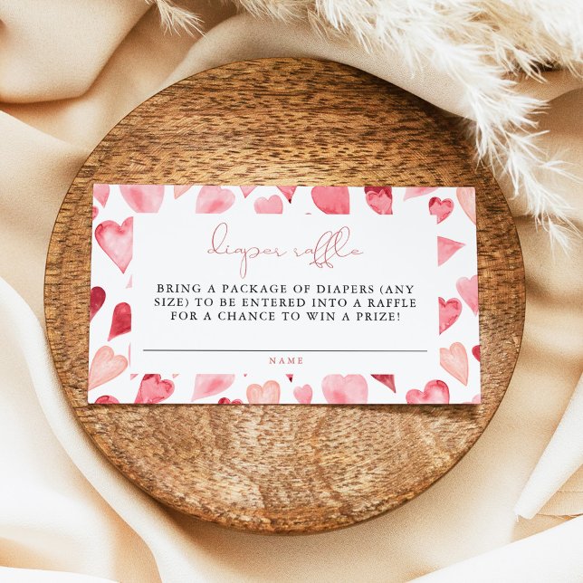 AMORE Niedlich Heart Little Sweetheart Diaper Raff Platzkarte (Von Creator hochgeladen)