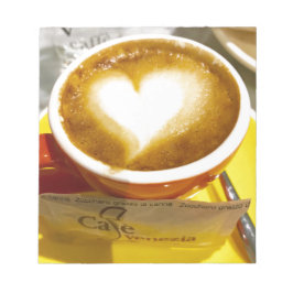 Amorecccino I heart Italienischer Kaffee Notizblock