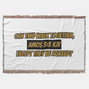 Amos 3:3 KJV Bible Verse Scripting Decke
